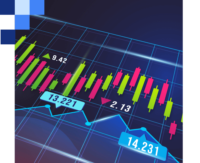 Image of a stock chart shwoing numbers